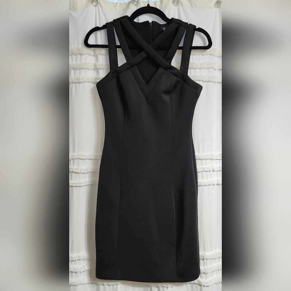 Guess Black Strapless Dress. Size 2